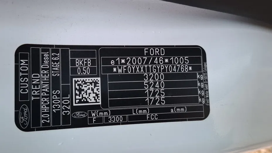 FORD Transit Custom Transit Custom 320 L2H1 Trend