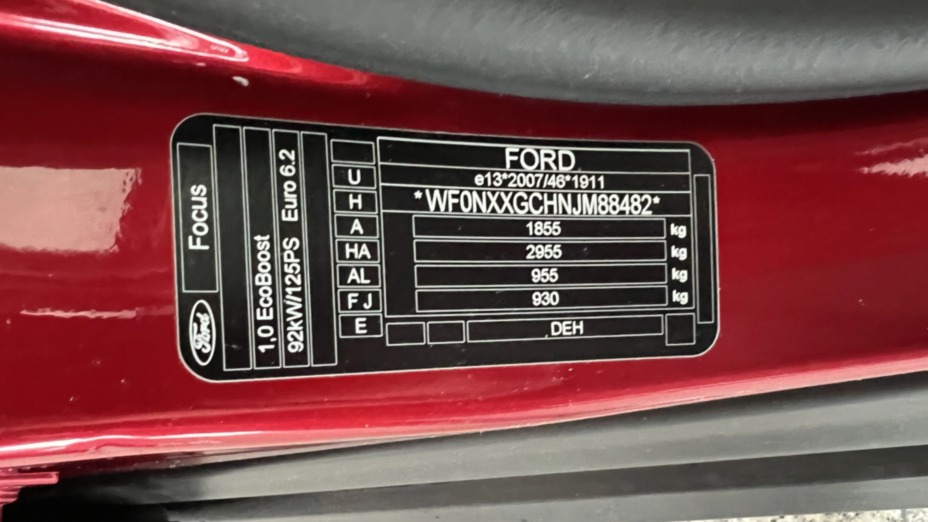FORD Focus Focus 1.0 EcoBoost mHEV Titanium
