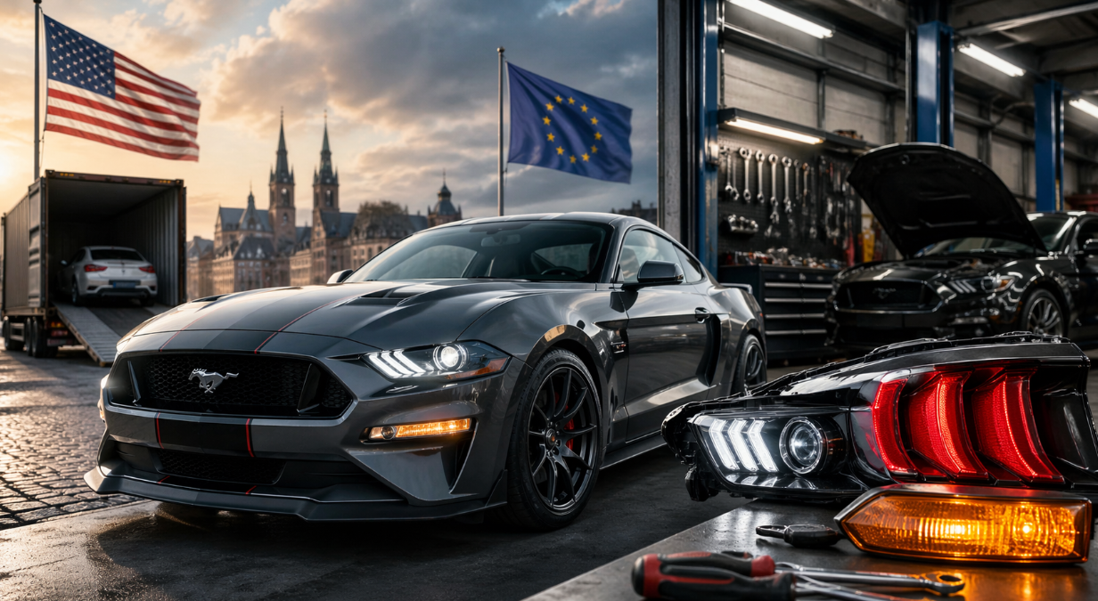 Auta amerykańskie w Polsce – jakie są wymagania dotyczące konwersji zgodnie z normami UE?